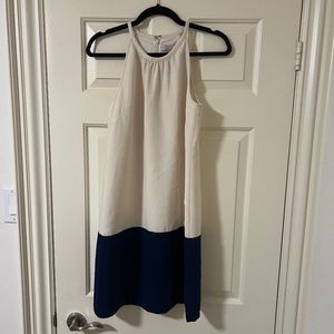Colour block tank aline mini dress